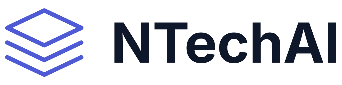 NTechAI Logo Main Bold Black