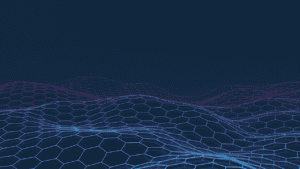 Abstract grid landscape representing data patterns and machine learning.